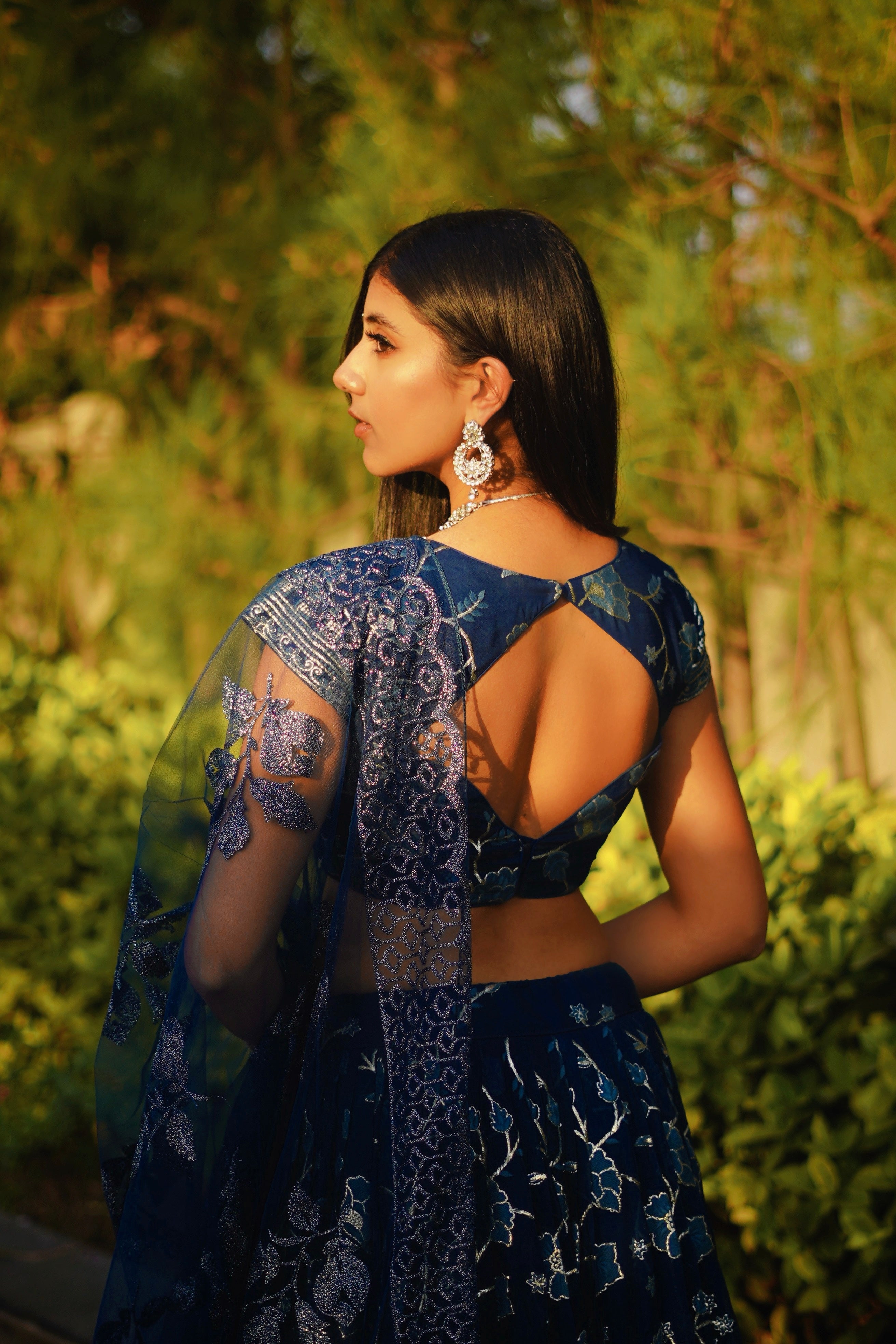 Blue Bliss Lehenga