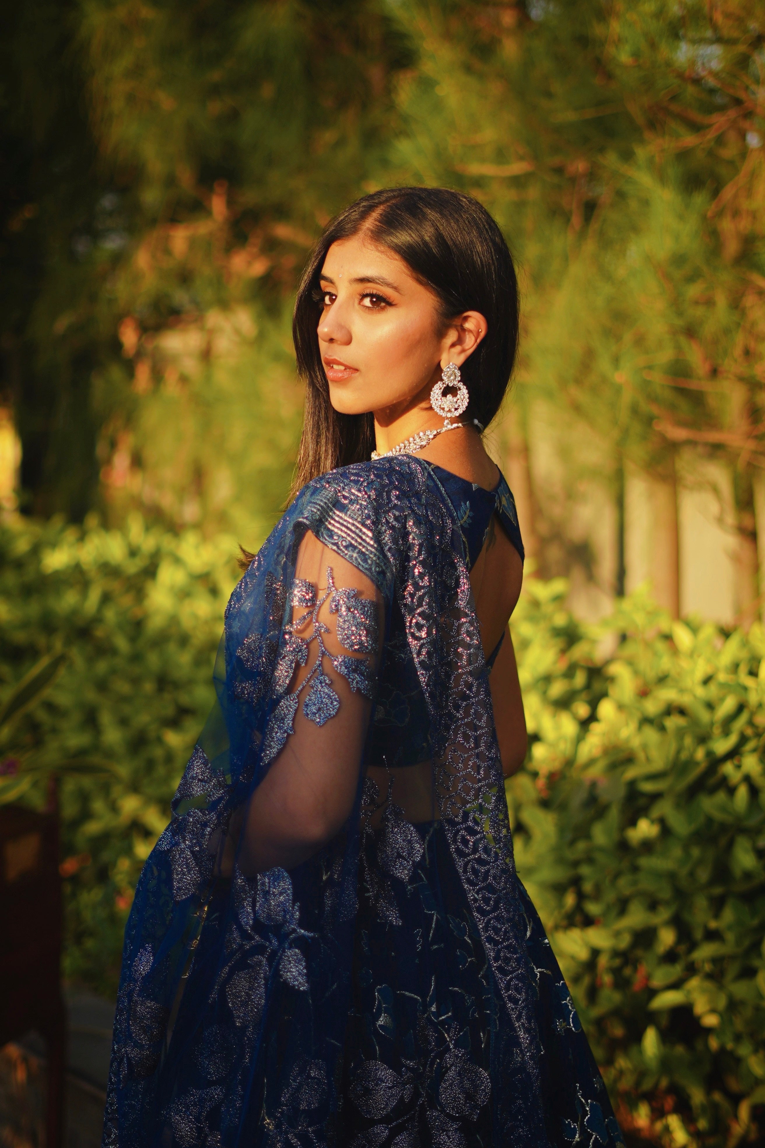 Blue Bliss Lehenga